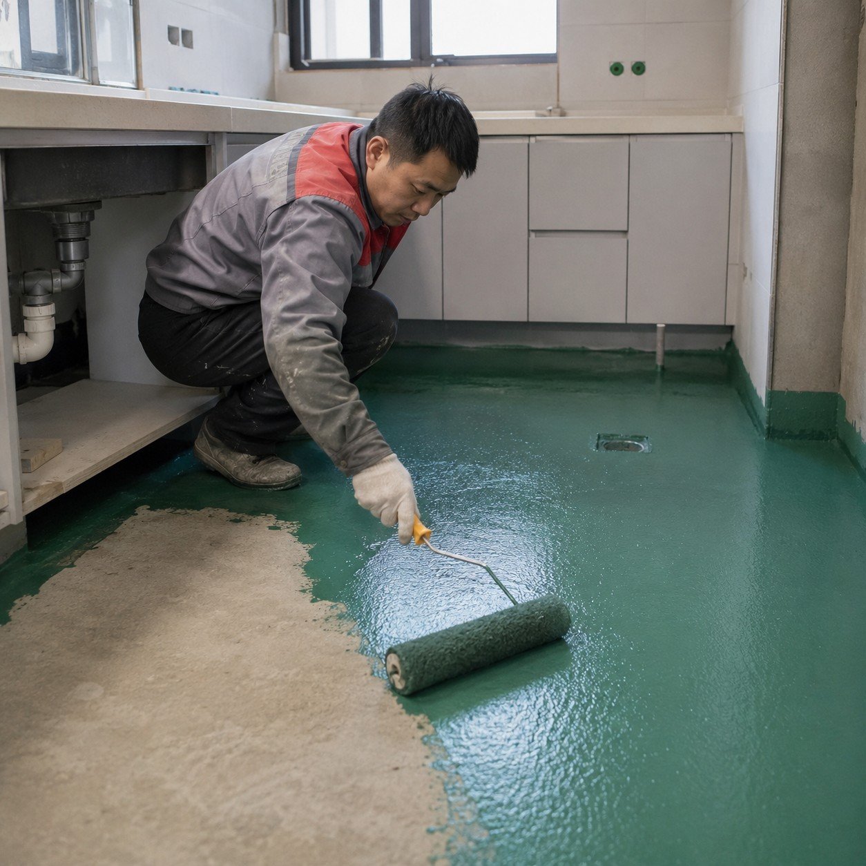 水性彩色聚氨酯防水涂料2