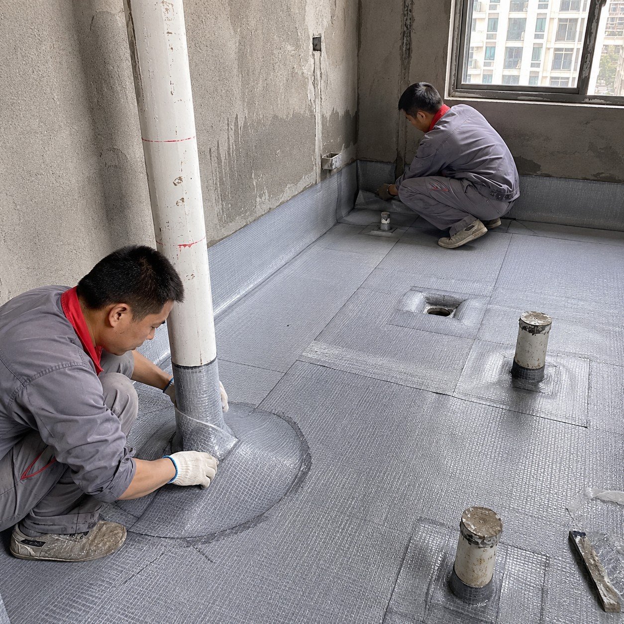 高分子交层压膜自粘防水卷材3