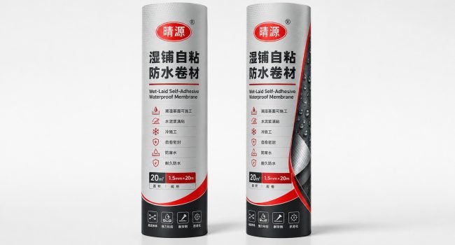 湿铺自粘防水卷材